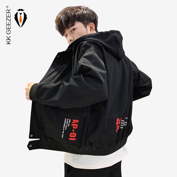 mens jackets 2019 autumn red hip hop streetwear big pocket bomber male jacket windbreaker hooded fashion outwear coat casual, Black;brown
mens jackets 2019 autumn red hip hop streetwear big pocket bomber male jacket windbreaker hooded fashion outwear coat casual, Black;brown