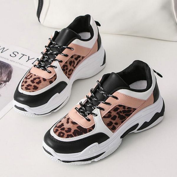 autumn winter new women shoes fashion leopard thick bottom sneakers lace-up non-slip casual shoes women running c34-28
autumn winter new women shoes fashion leopard thick bottom sneakers lace-up non-slip casual shoes women running c34-28