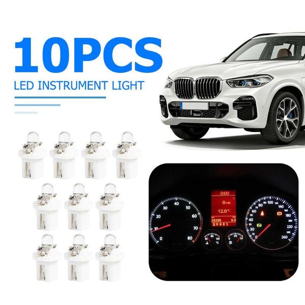 10pcs t5 b8.5d led bulbs for car automobile dashboard instrument cluster light 1/10 of the energy consumption of halogen lamps
10pcs t5 b8.5d led bulbs for car automobile dashboard instrument cluster light 1/10 of the energy consumption of halogen lamps