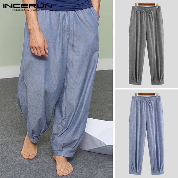 incerun 2020 summer man wide leg брюки мужчины полосатый свободные брюки кулиской днища карманы pantalones повседневный homewear брюки, Black
incerun 2020 summer man wide leg брюки мужчины полосатый свободные брюки кулиской днища карманы pantalones повседневный homewear брюки, Black
