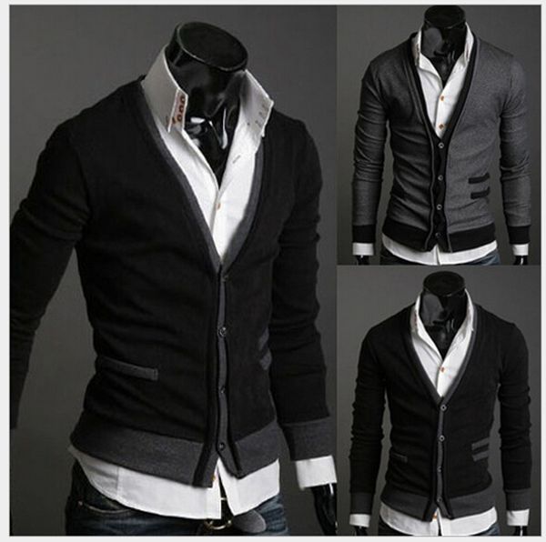 the fake pocket sweater men, v-neck cardigan sweater fashion and casual men's sweaters ,ing, White;black
the fake pocket sweater men, v-neck cardigan sweater fashion and casual men's sweaters ,ing, White;black