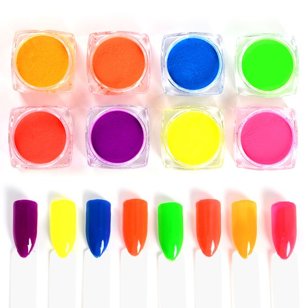 8pcs/set neon pigment powder fluorescent nail dust shadow nail glitter gradient art sequin powder manicure decoration, Silver;gold
8pcs/set neon pigment powder fluorescent nail dust shadow nail glitter gradient art sequin powder manicure decoration, Silver;gold