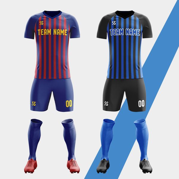 wholesale custom football jersey full sublimation logo printing new model men short sleeve soccer uniform sets, Black
wholesale custom football jersey full sublimation logo printing new model men short sleeve soccer uniform sets, Black