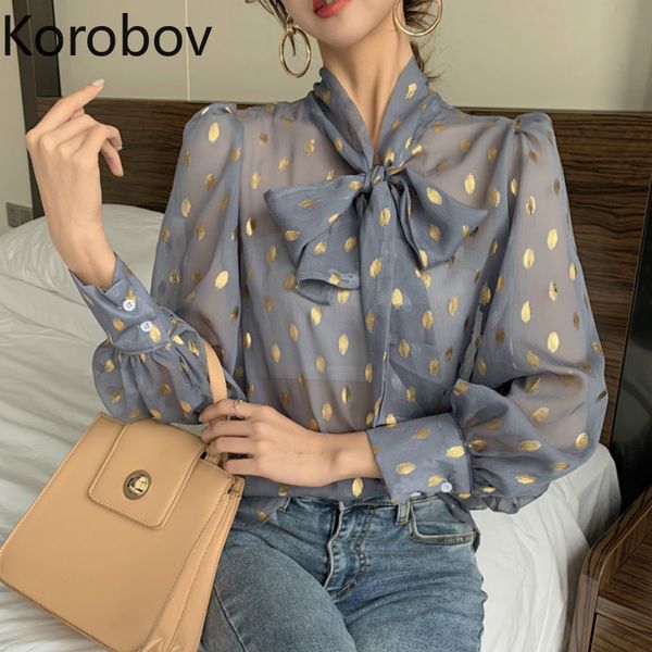 korobov vintage polka dot print perspective women blouse new fashion lacing bow korean female shirts blusas mujer de moda 77368, White
korobov vintage polka dot print perspective women blouse new fashion lacing bow korean female shirts blusas mujer de moda 77368, White