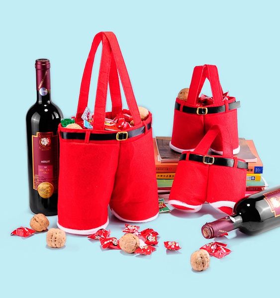 200pcs large small merry christmas treat candy wine bottle bag santa claus suspender red pants trousers gift bags wen4828
200pcs large small merry christmas treat candy wine bottle bag santa claus suspender red pants trousers gift bags wen4828