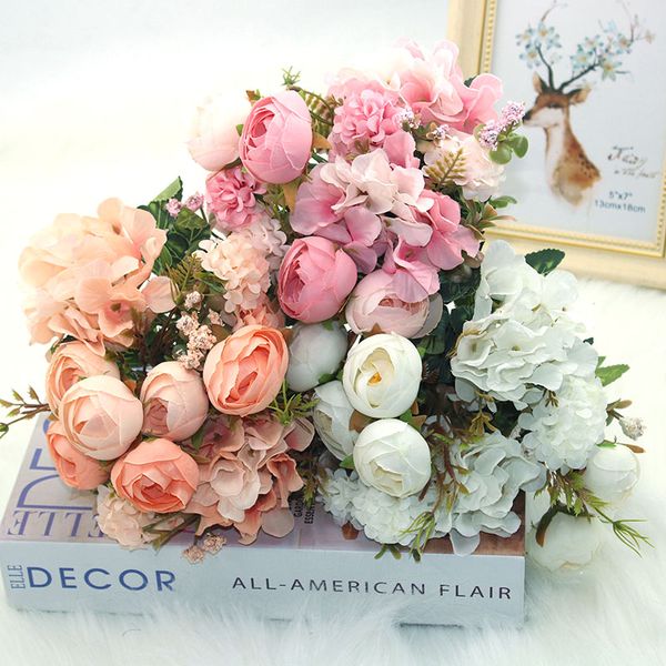 12 kinds of flower heads/mixed bouquet rose peony artificial flower silk silk bouquet diy wedding home decoration fake peony ros
12 kinds of flower heads/mixed bouquet rose peony artificial flower silk silk bouquet diy wedding home decoration fake peony ros