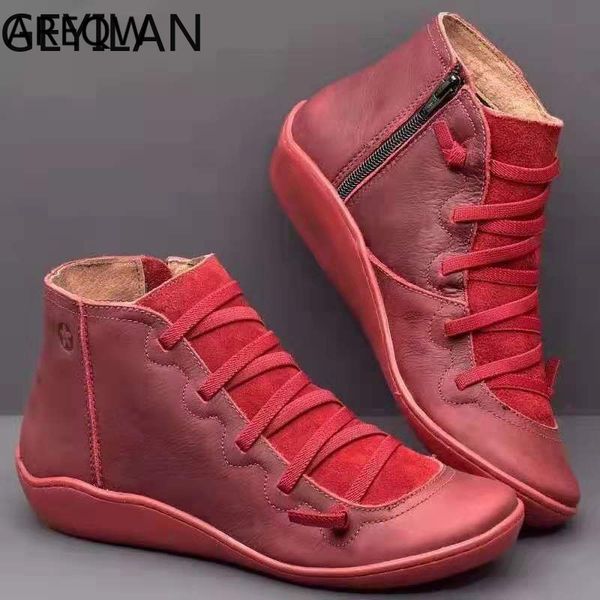 pu leather ankle boots women cross strappy women's vintage women punk boots flat ladies shoes woman botas mujer plus size 35-43, Black
pu leather ankle boots women cross strappy women's vintage women punk boots flat ladies shoes woman botas mujer plus size 35-43, Black