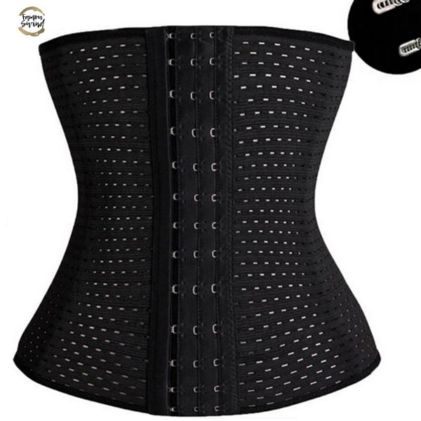 women black hook latex waist trainer corset vest steel bone waist cincher body shaper corselet -c, Black;white
women black hook latex waist trainer corset vest steel bone waist cincher body shaper corselet -c, Black;white
