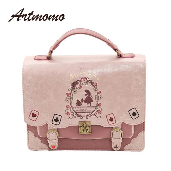 alice in wonderland shoulder bags axes femme vintage student schoolbag playing cards silhouette handbag leather bag t200509
alice in wonderland shoulder bags axes femme vintage student schoolbag playing cards silhouette handbag leather bag t200509