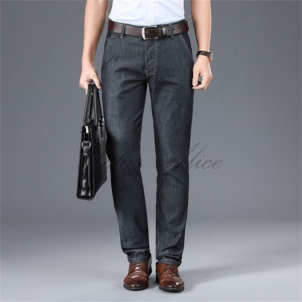 men's jeans 2021 summer straight mid-rise cotton elastic business loose casual pants, Blue
men's jeans 2021 summer straight mid-rise cotton elastic business loose casual pants, Blue