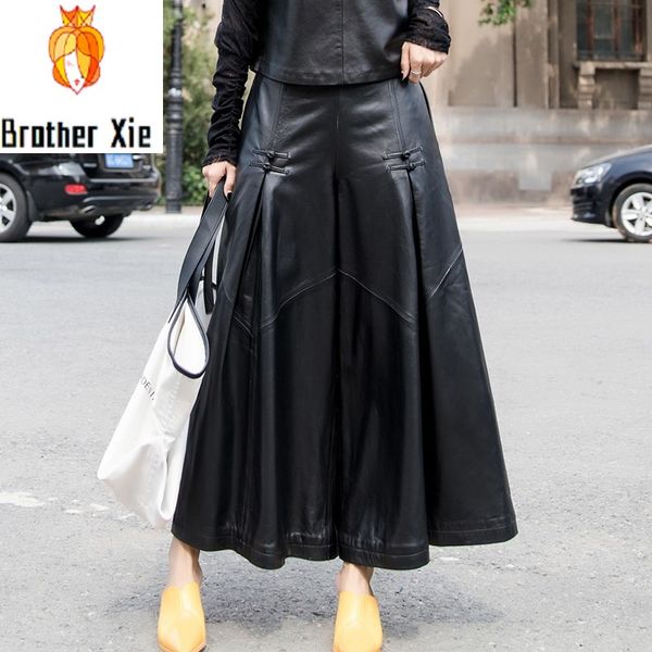 streetwear women wide leg pants spring autumn real sheepskin loose fit flare pants long trousers female genuine leather, Black;white
streetwear women wide leg pants spring autumn real sheepskin loose fit flare pants long trousers female genuine leather, Black;white