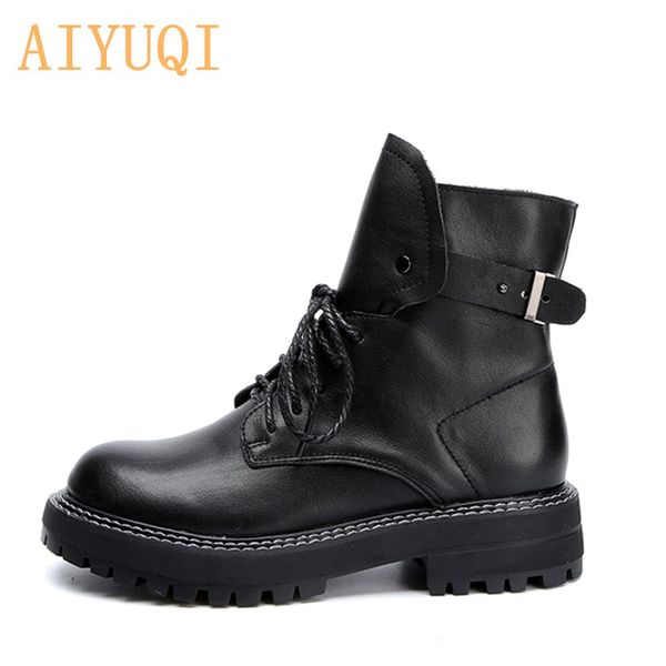 boots women 2020 new british style genuine leather ladies ankle boots thick heel retro casual fur short women, Black
boots women 2020 new british style genuine leather ladies ankle boots thick heel retro casual fur short women, Black