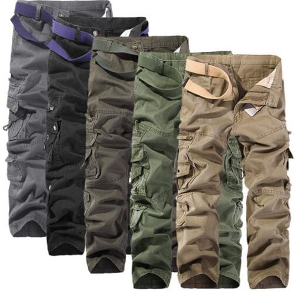 2019 new men cargo pants big pockets decoration mens casual trousers easy wash autumn army green pants male trousers size 40, Black
2019 new men cargo pants big pockets decoration mens casual trousers easy wash autumn army green pants male trousers size 40, Black