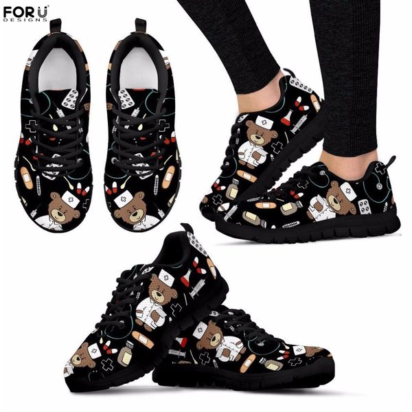forudesigns women mesh sneakers black nurse bear printed cartoon breathable flats for ladies casual comfortable walking shoes
forudesigns women mesh sneakers black nurse bear printed cartoon breathable flats for ladies casual comfortable walking shoes