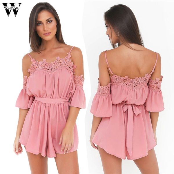 womail jumpsuit women's fashion 1pc women off shoulder chiffon bandage mini playsuit summer shorts jumpsuit 2019 mar26 dropship, Black;white
womail jumpsuit women's fashion 1pc women off shoulder chiffon bandage mini playsuit summer shorts jumpsuit 2019 mar26 dropship, Black;white
