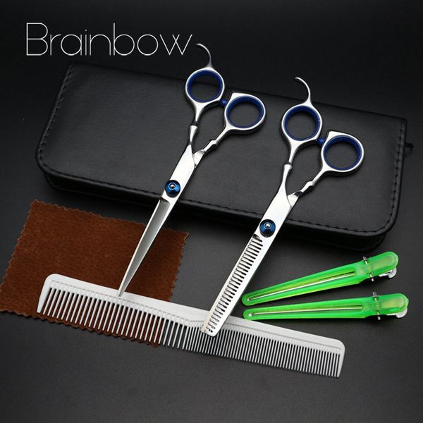 brainbow 6.0in professional hairdressing hair scissors set cutting& thinning barber shears hair salon with comb+hairpin+pu case rimmer
brainbow 6.0in professional hairdressing hair scissors set cutting& thinning barber shears hair salon with comb+hairpin+pu case rimmer