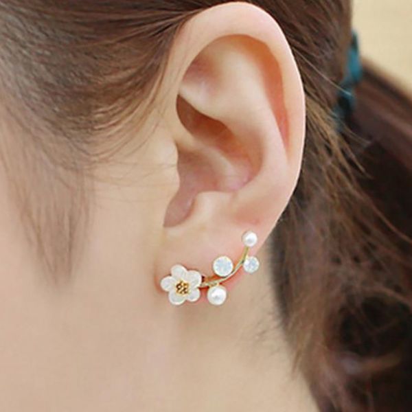 simple flower fashion female earrings geometric pearl stud earrings lady wedding party jewelry gifts, Silver
simple flower fashion female earrings geometric pearl stud earrings lady wedding party jewelry gifts, Silver