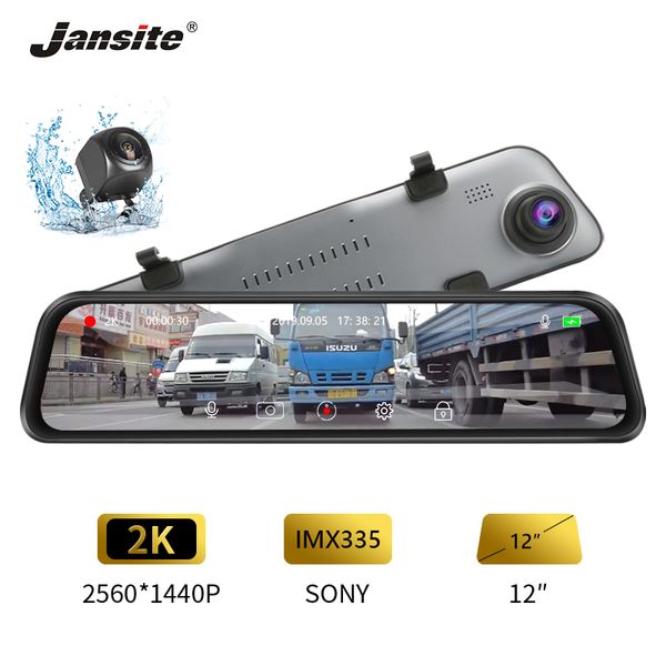 jansite 12 inch ultra hd 2k car dvr camera 2560*1440p gps mirror dvr dash camera auto registrar dual lens video recorder
jansite 12 inch ultra hd 2k car dvr camera 2560*1440p gps mirror dvr dash camera auto registrar dual lens video recorder