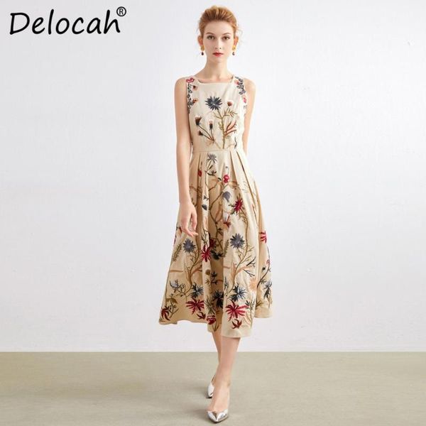 delocah summer women fashion runway a-line cotton linen dress sleeveless gorgeous embroidery female party midi dresses vestidos, Black;gray
delocah summer women fashion runway a-line cotton linen dress sleeveless gorgeous embroidery female party midi dresses vestidos, Black;gray