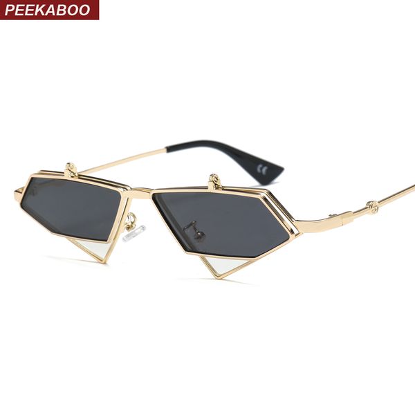 peekaboo gold steampunk flip up sunglasses men vintage red metal frame triangle sun glasses for women 2019 uv400 mx190723, White;black
peekaboo gold steampunk flip up sunglasses men vintage red metal frame triangle sun glasses for women 2019 uv400 mx190723, White;black