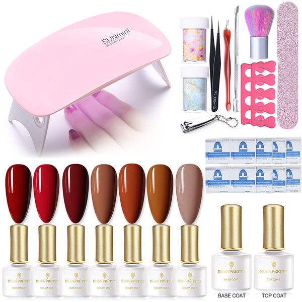 born pretty nail kit 6w/54w uv led lamp dryer with 8pcs gel polish machine gel varnish remover manicure nail art file tool
born pretty nail kit 6w/54w uv led lamp dryer with 8pcs gel polish machine gel varnish remover manicure nail art file tool