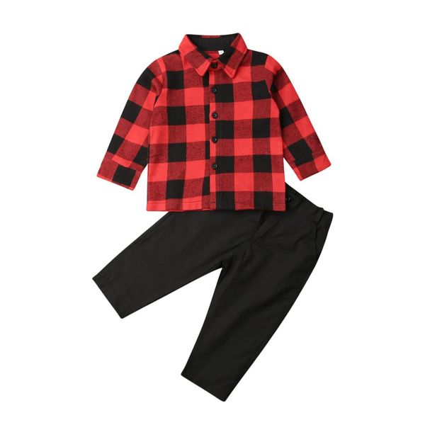 1-6years toddler baby boy plaid shirt pants outfits kids gentleman formal clothes, White
1-6years toddler baby boy plaid shirt pants outfits kids gentleman formal clothes, White