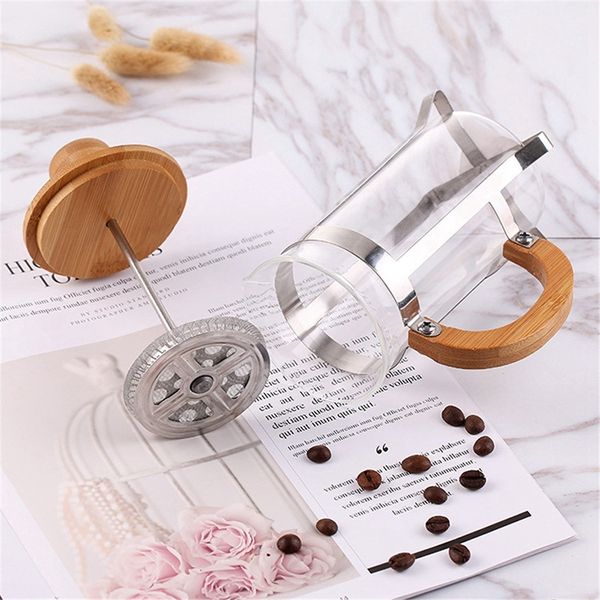 french press eco-friendly bamboo cover coffee plunger tea maker percolator filter press coffee kettle pot glass teapot
french press eco-friendly bamboo cover coffee plunger tea maker percolator filter press coffee kettle pot glass teapot
