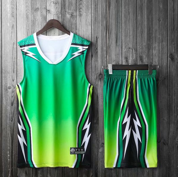 19 basketball clothes man speed do run match training basketball serve suit, Black