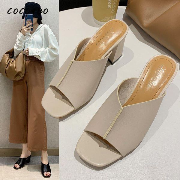 baotou half slippers female 2020 new wild thick heel explosion slippers thick heel half support single shoes wear fashion, Black
baotou half slippers female 2020 new wild thick heel explosion slippers thick heel half support single shoes wear fashion, Black