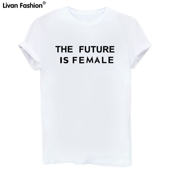 the future is female letter short sleeves t shirt size t-shirt fabric comfort, White
the future is female letter short sleeves t shirt size t-shirt fabric comfort, White