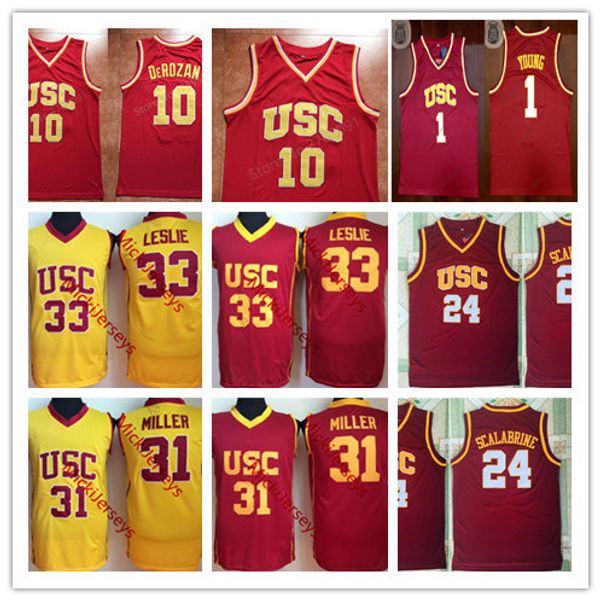 Men NCAA USC Trojans Demar DeRozan Basketball Jersey #1 Nick Young #24 Brian Scalabrine #31 Cheryl Miller #33 Lisa Leslie USC Trojans Jersey
Men NCAA USC Trojans Demar DeRozan Basketball Jersey #1 Nick Young #24 Brian Scalabrine #31 Cheryl Miller #33 Lisa Leslie USC Trojans Jersey
