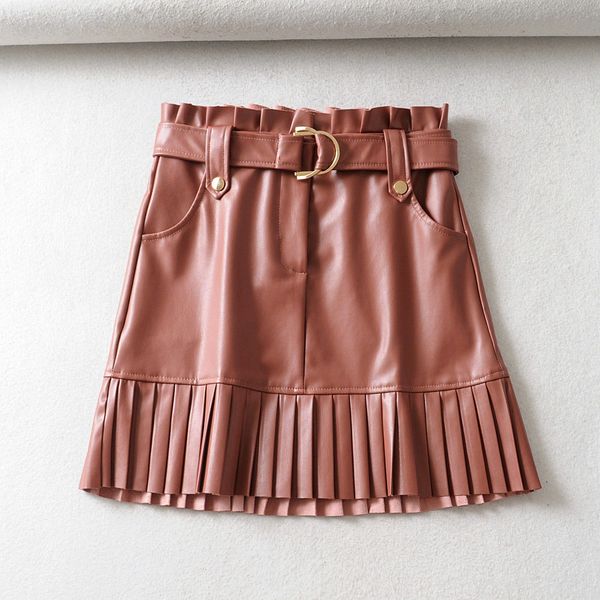 new women sweet agaric lace sashes hem pleated patchwork mini skirt faldas mujer ladies pu vestidos casual slim skirts qun453, Black
new women sweet agaric lace sashes hem pleated patchwork mini skirt faldas mujer ladies pu vestidos casual slim skirts qun453, Black