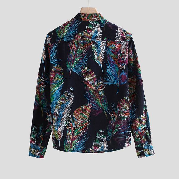 vogue mens hawaiian shirt male casual printing vintage slim casual long sleeve shirt blouse man camisas hombre, White;black
vogue mens hawaiian shirt male casual printing vintage slim casual long sleeve shirt blouse man camisas hombre, White;black