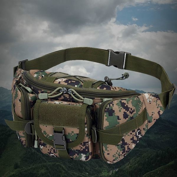 tactical waist bags waterproof hiking fishing sports hunting shoulder bags camping sport army bag belt waist backpack