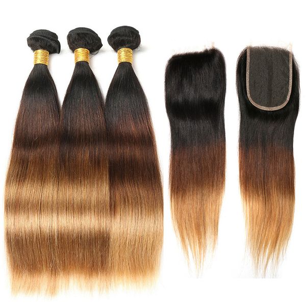 ombre bundles with closure brazilian straight bundles with closure virgin human hair 3 bundles with 4*4 lace closure ombre 1b/4/27 color, Black;brown
ombre bundles with closure brazilian straight bundles with closure virgin human hair 3 bundles with 4*4 lace closure ombre 1b/4/27 color, Black;brown