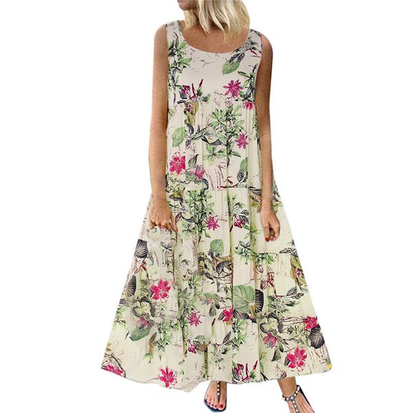 2019 new ladies lantern dress fashion round neck sleeveless bohemian style printed loose dress, Black;gray
2019 new ladies lantern dress fashion round neck sleeveless bohemian style printed loose dress, Black;gray
