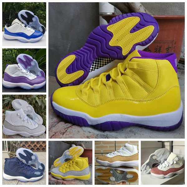 2020 new 11 wmns metallic silver yellow 11s mens basketball shoes white purple blue trainers sports sneakers jumpman outdoor des chaussures
2020 new 11 wmns metallic silver yellow 11s mens basketball shoes white purple blue trainers sports sneakers jumpman outdoor des chaussures