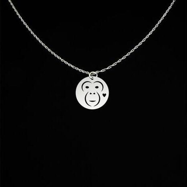 copper chimpanzee jewelry engrave some letters chimpanzee necklace gift for men and women yp4068, Silver
copper chimpanzee jewelry engrave some letters chimpanzee necklace gift for men and women yp4068, Silver