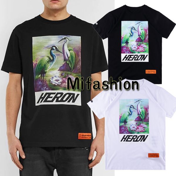 2019 ss New York Fashion High Quality Chinese Style Heron Preston Bird Men Women Street Luxury Cotton Casual Summer Short Sleeved T-Shirt
2019 ss New York Fashion High Quality Chinese Style Heron Preston Bird Men Women Street Luxury Cotton Casual Summer Short Sleeved T-Shirt