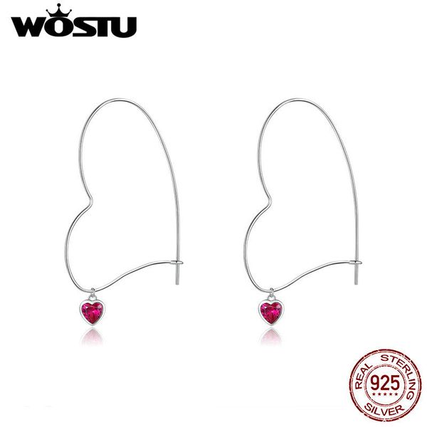 wostu 100% 925 sterling silver dangle crystal heart pink zircon drop earrings for women wedding lover fashion jewelry cte214
wostu 100% 925 sterling silver dangle crystal heart pink zircon drop earrings for women wedding lover fashion jewelry cte214