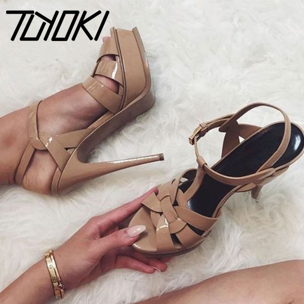 tuyoki high heels sandals women genuine leather platform woman shoes roman fashion wedding footwear ladies 33-40 ly191220, Black
tuyoki high heels sandals women genuine leather platform woman shoes roman fashion wedding footwear ladies 33-40 ly191220, Black