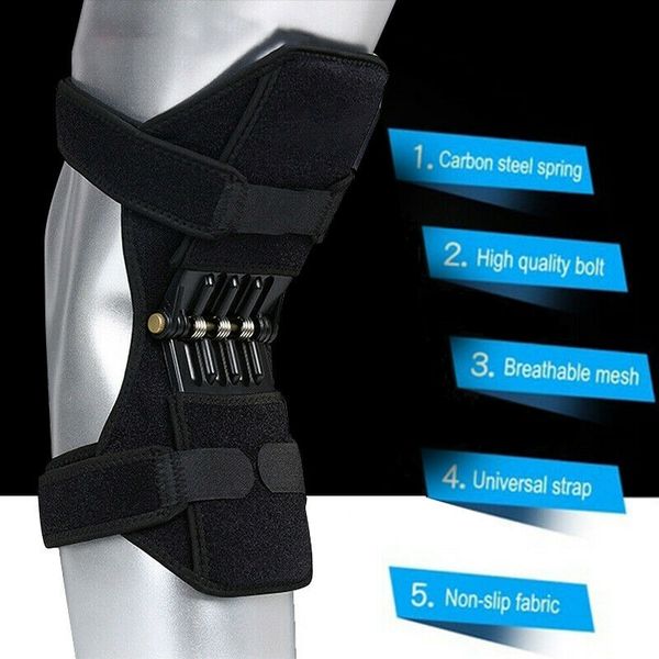 joint support knee pads breathable non-slip power lift joint knee pads powerful rebound spring force leg protector, Black;gray
joint support knee pads breathable non-slip power lift joint knee pads powerful rebound spring force leg protector, Black;gray