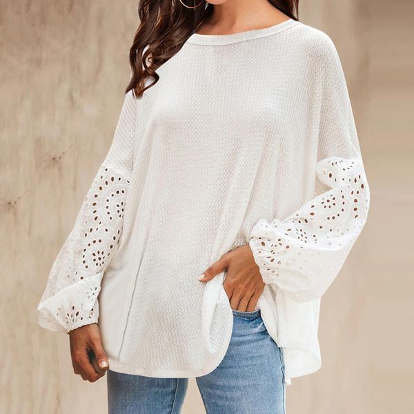 white hollow out blouse women shirt lantern sleeve loose elegante langarm blouses ladies round neck bluse blusa feminina, White;red
white hollow out blouse women shirt lantern sleeve loose elegante langarm blouses ladies round neck bluse blusa feminina, White;red
