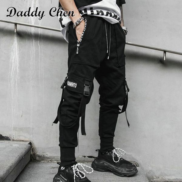 2020 new spring hip hop joggers men black harem pants multi-pocket ribbons man sweatpants streetwear casual mens pants
2020 new spring hip hop joggers men black harem pants multi-pocket ribbons man sweatpants streetwear casual mens pants