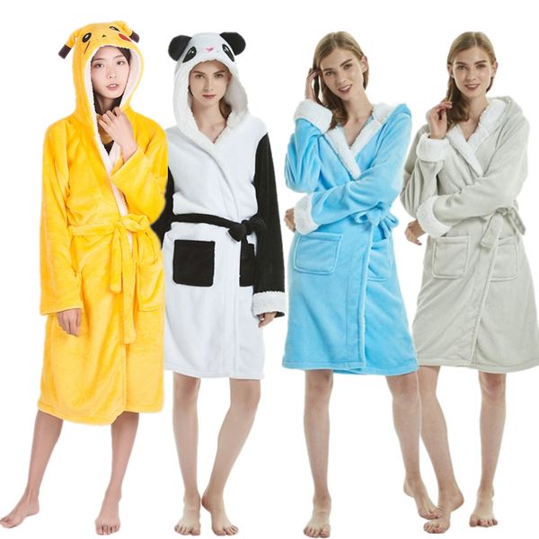 misshow adults animal flannel bathrobe sleepwear warm women men winter cute panda unicorn tiger zebra pajamas unisex, Black;red
misshow adults animal flannel bathrobe sleepwear warm women men winter cute panda unicorn tiger zebra pajamas unisex, Black;red