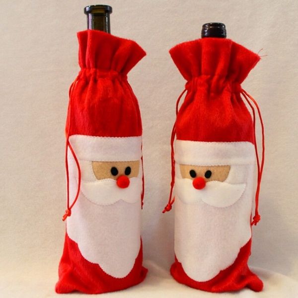 1pc christmas xmas santa claus wine bottle cover bag party home dinner table decoration
1pc christmas xmas santa claus wine bottle cover bag party home dinner table decoration