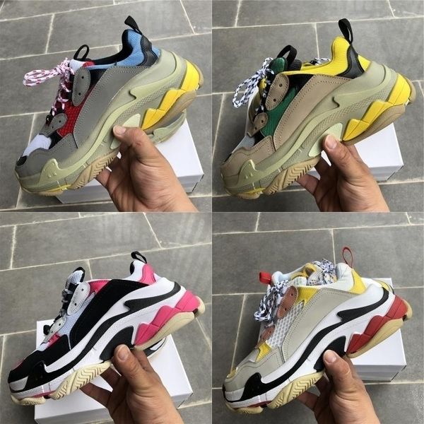 мульти роскошный теннис увеличение triple s designer paris vintage old dad sneaker комбинация подошвы сапоги мужские женские мода повседневн, Black
мульти роскошный теннис увеличение triple s designer paris vintage old dad sneaker комбинация подошвы сапоги мужские женские мода повседневн, Black