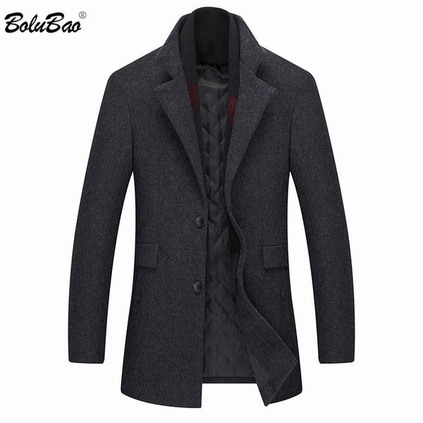 men's wool & blends bolubao coats men winter brand lapel casual overcoat solid color thick warm coat male(with scarf), Black
men's wool & blends bolubao coats men winter brand lapel casual overcoat solid color thick warm coat male(with scarf), Black