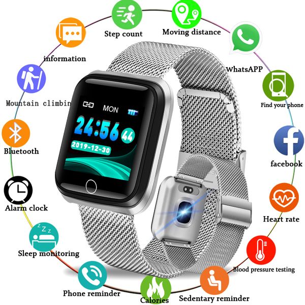 sport smart watch men high-end stainless steel gold-plated case pedometer heart rate monitor bangwei waterproof smartwatch + box, Slivery;brown
sport smart watch men high-end stainless steel gold-plated case pedometer heart rate monitor bangwei waterproof smartwatch + box, Slivery;brown