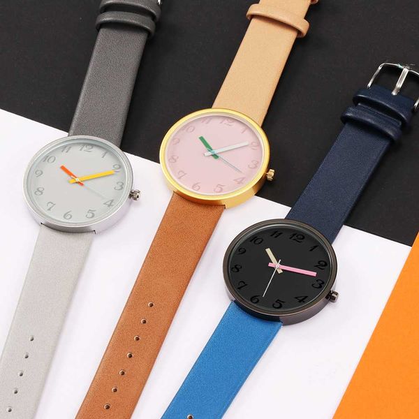 fashion casual men's watch quartz wristwatches women watch gray contrast leather lovers clock pointer relogio, Slivery;brown
fashion casual men's watch quartz wristwatches women watch gray contrast leather lovers clock pointer relogio, Slivery;brown